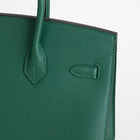 BIRKIN 25 EPSOM LEATHER (SELLIER SHAPE) VERT MOYEN WITH GOLD HARDWARE (GHW)