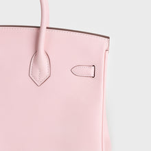 BIRKIN 25 SWIFT LEATHER ROSE SAKURA WITH PALLADIUM HARDWARE (PHW)