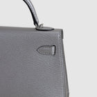 MINI KELLY II (20) CHAMKILLIGHT CHÈVRE LEATHER GRIS ARGENTE WITH PALLADIUM HARDWARE (PHW)