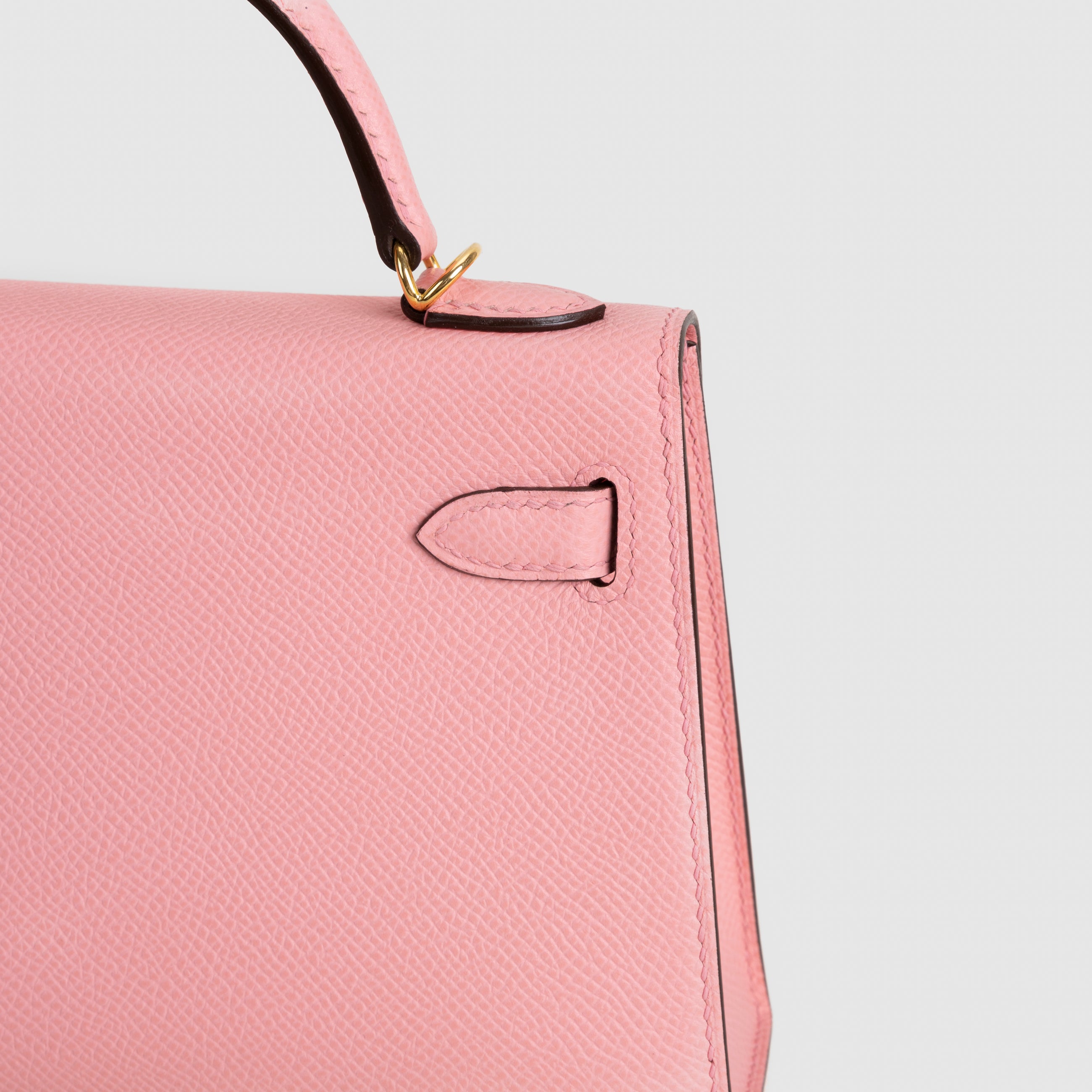 MINI KELLY II (20) EPSOM LEATHER ROSE CONFETTI WITH GOLD HARDWARE (GHW)