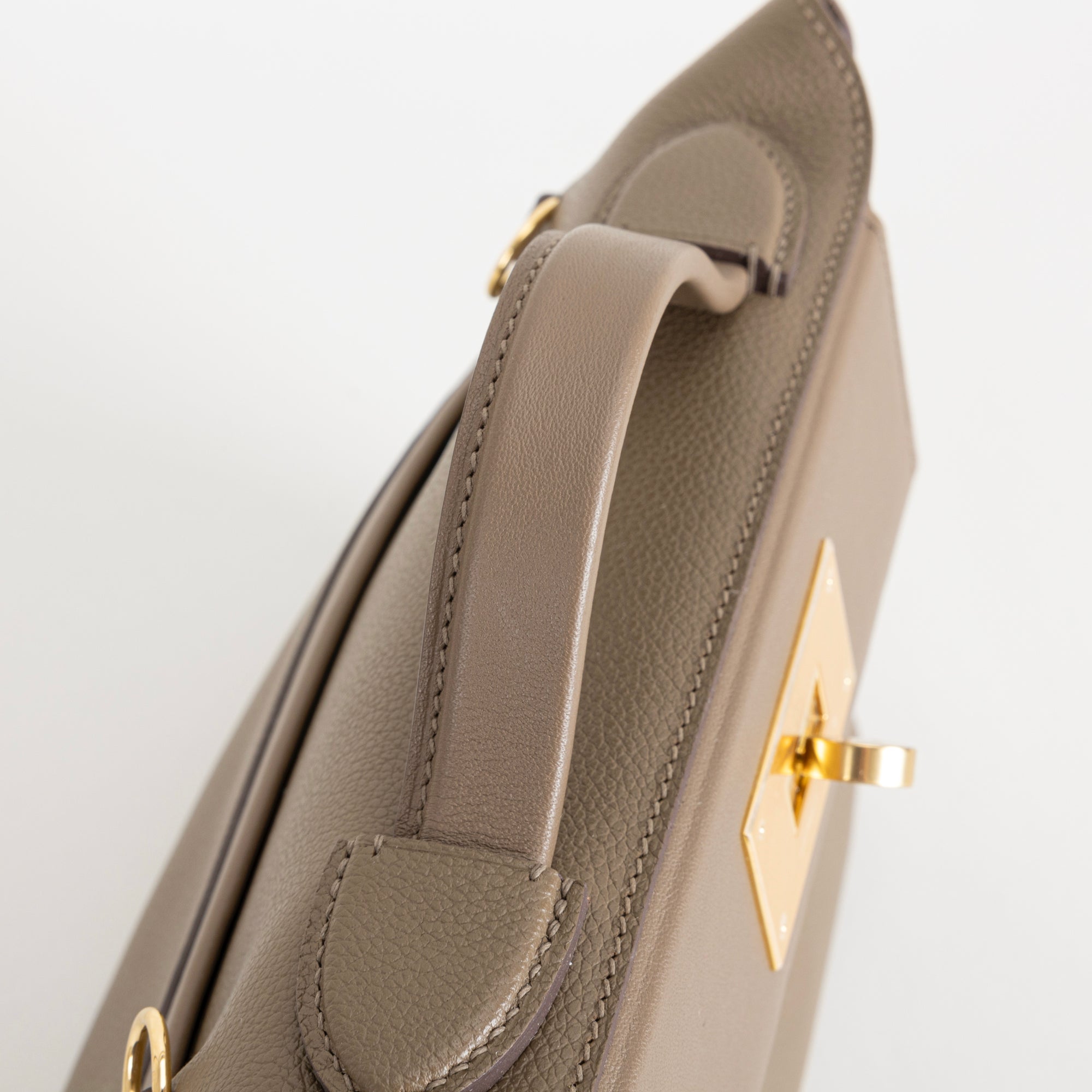 24/24 (MINI) EVERCOLOR & SWIFT LEATHER BEIGE DE WEIMAR WITH GOLD HARDWARE (GHW)