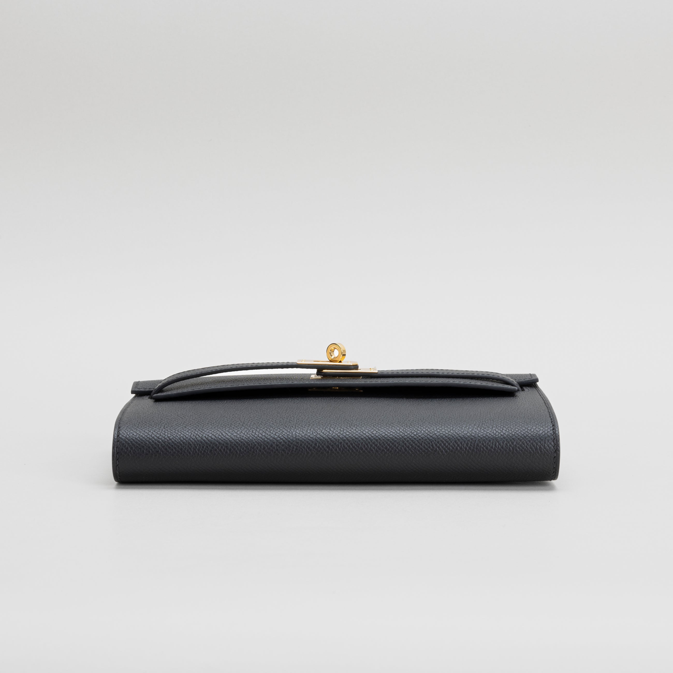 KELLY TO GO EPSOM LEATHER NOIR (BLACK) WITH GOLD HARDWARE (GHW)