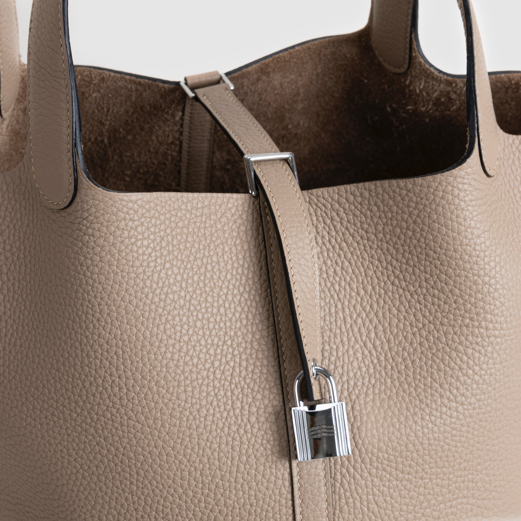 PICOTIN 22 LOCK CLEMENCE LEATHER TRENCH WITH PALLADIUM HARDWARE (PHW)