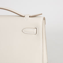 KELLY POCHETTE SWIFT LEATHER CRAIE WITH PALLADIUM HARDWARE (PHW)