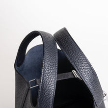 PICOTIN 18 LOCK CLEMENCE LEATHER BLEU NUIT WITH PALLADIUM HARDWARE (PHW)
