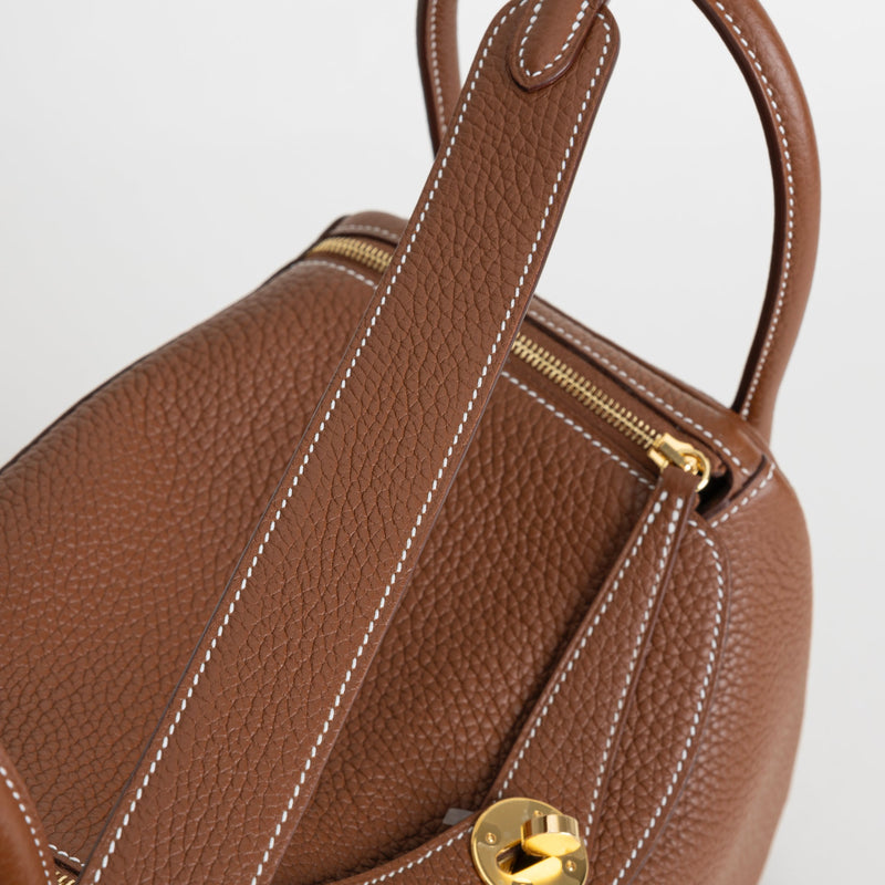 LINDY 26 CLEMENCE LEATHER GOLD WITH GOLD HARDWARE (GHW)