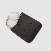 MINI EVELYNE (TPM) CLEMENCE LEATHER EBENE WITH GOLD HARDWARE (GHW)