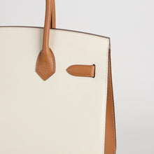 BIRKIN 30 (SELLIER SHAPE) EPSOM LEATHER HORSESHOE STAMP (HSS) BI-COLOR GOLD & CRAIE WITH GOLD HARDWARE (GHW)