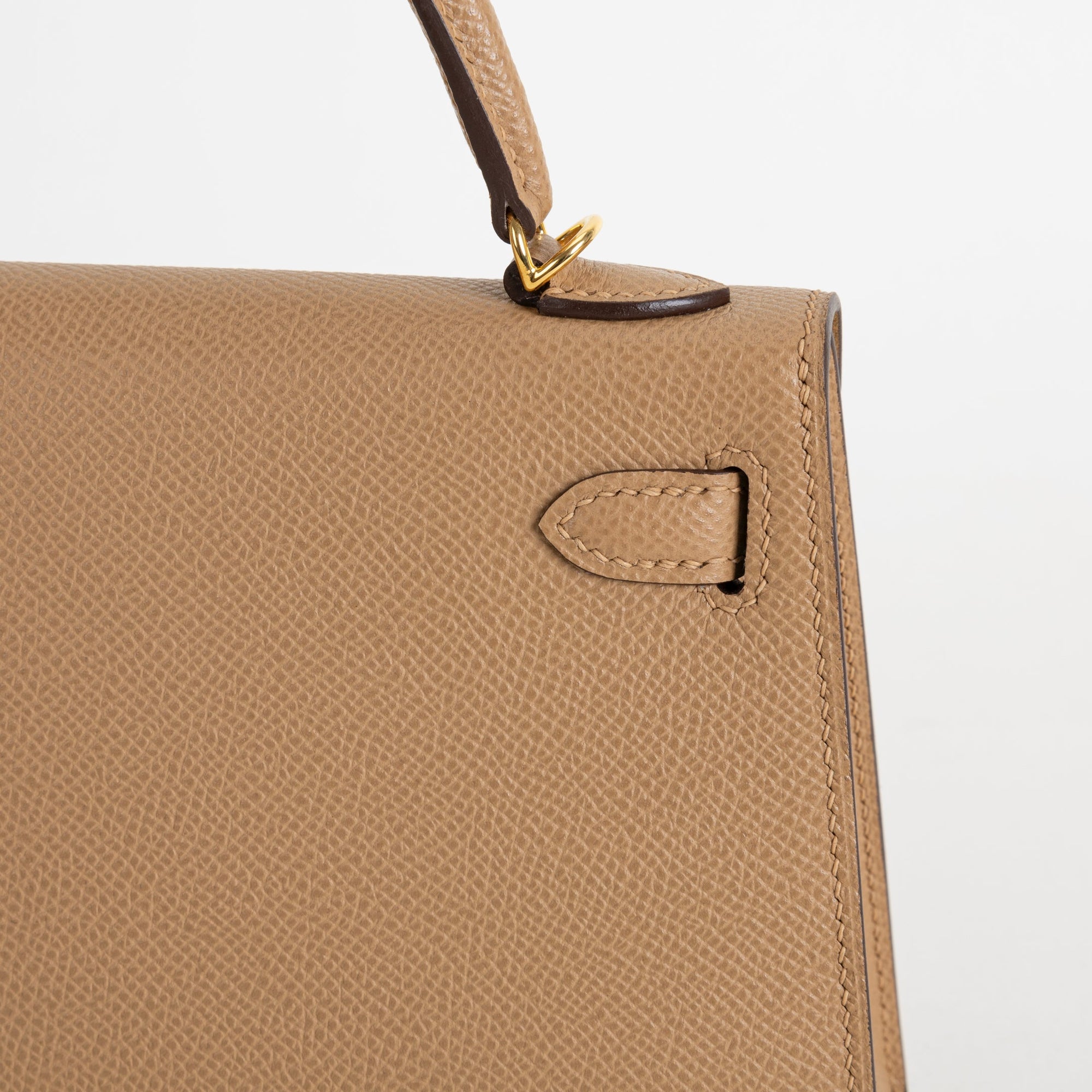 MINI KELLY II (20) EPSOM LEATHER CHAI WITH GOLD HARDWARE (GHW)