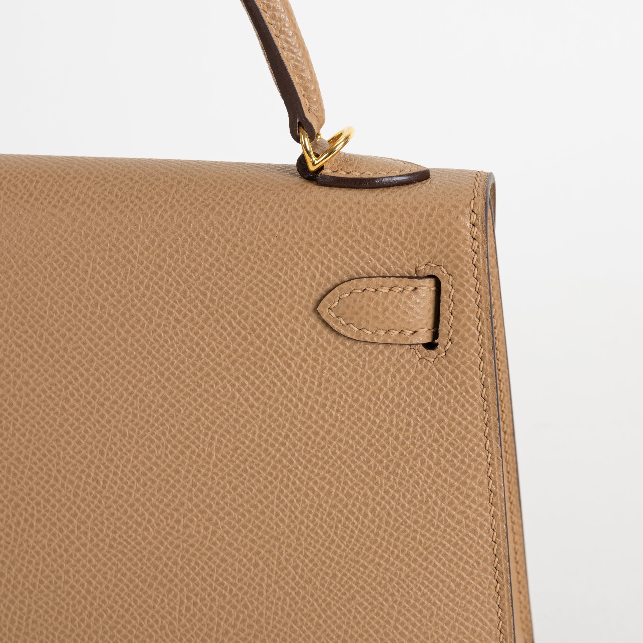 MINI KELLY II (20) EPSOM LEATHER CHAI WITH GOLD HARDWARE (GHW)