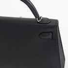 MINI KELLY II (20) EPSOM LEATHER NOIR (BLACK) WITH PALLADIUM HARDWARE (PHW)