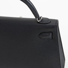 MINI KELLY II (20) EPSOM LEATHER NOIR (BLACK) WITH PALLADIUM HARDWARE (PHW)