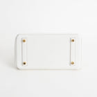 BIRKIN 25 TOGO LEATHER BLANC WITH GOLD HARDWARE (GHW)