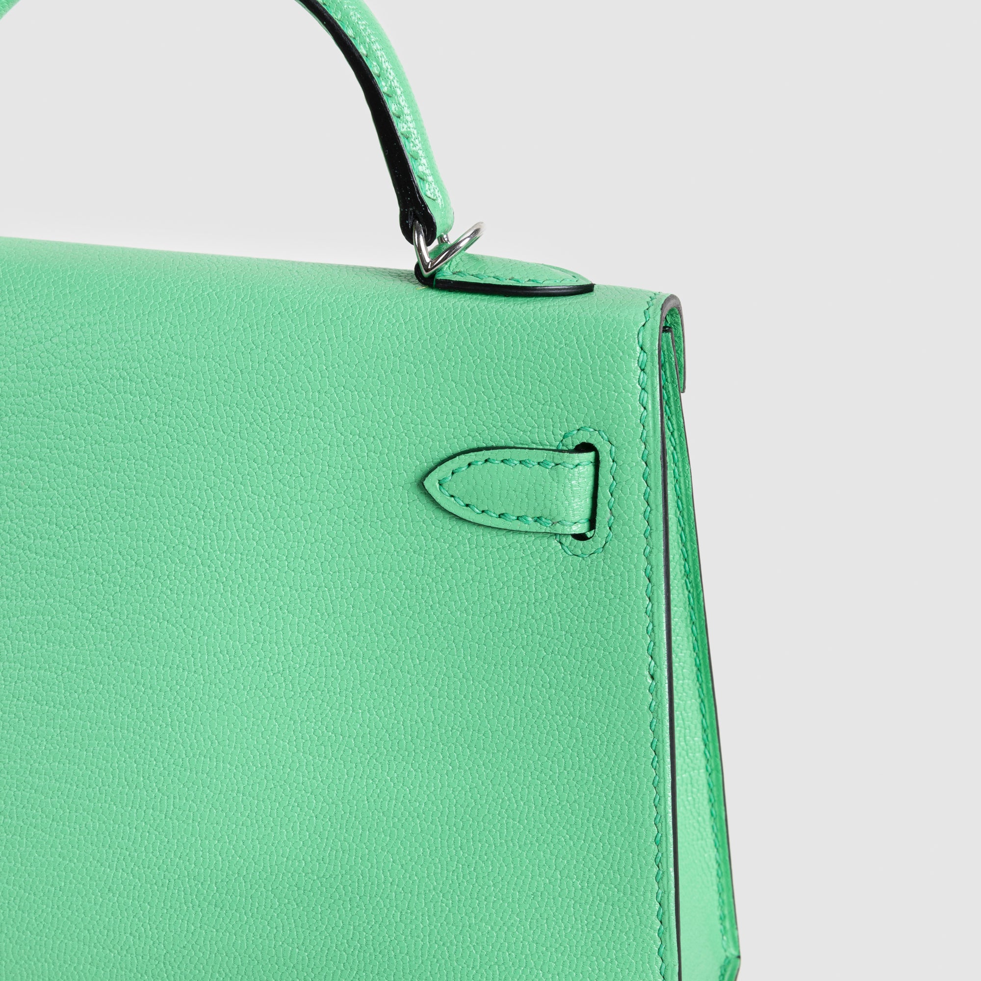 MINI KELLY II (20) CHEVRE LEATHER COMICS WITH PALLADIUM HARDWARE (PHW)