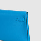 KELLY ELAN CHEVRE LEATHER BLEU FRIDA WITH PALLADIUM HARDWARE (PHW)