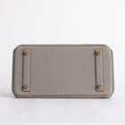 BIRKIN 25 TOGO LEATHER GRIS ASPHALTE WITH GOLD HARDWARE (GHW)