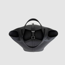 PICOTIN 22 LOCK CLEMENCE LEATHER NOIR (BLACK) WITH PALLADIUM HARDWARE (PHW)