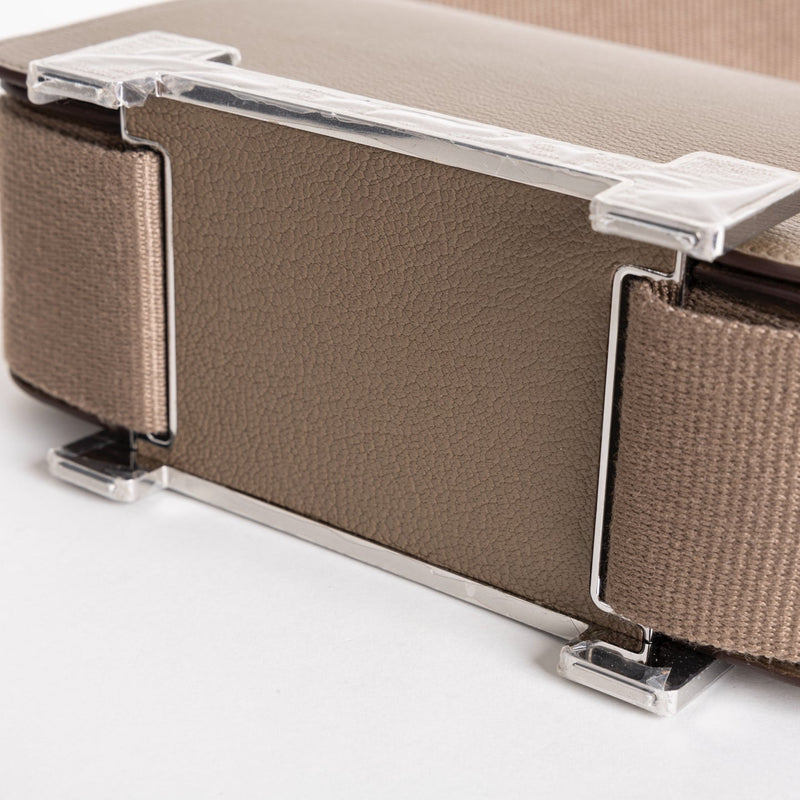 GETA CHEVRE LEATHER ETOUPE WITH PALLADIUM HARDWARE (PHW)