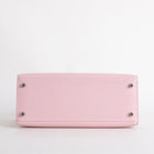 KELLY 28 EPSOM LEATHER ROSE SAKURA WITH PALLADIUM HARDWARE (PHW)