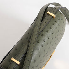 CONSTANCE 18 (MINI) OSTRICH LEATHER VERT CYPRES WITH GOLD HARDWARE (GHW)