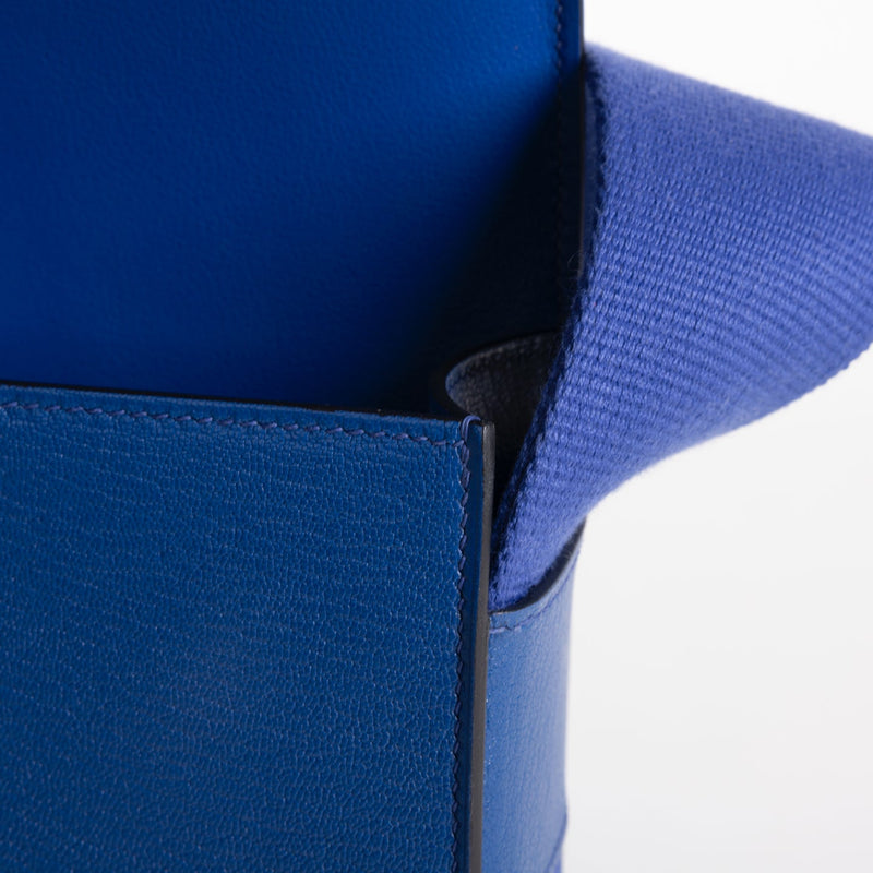 GETA CHEVRE LEATHER BLEU ELECTRIC WITH PALLADIUM HARDWARE (PHW)