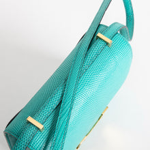 CONSTANCE 18 (MINI) LIZARD LEATHER MENTHE WITH GOLD HARDWARE (GHW)