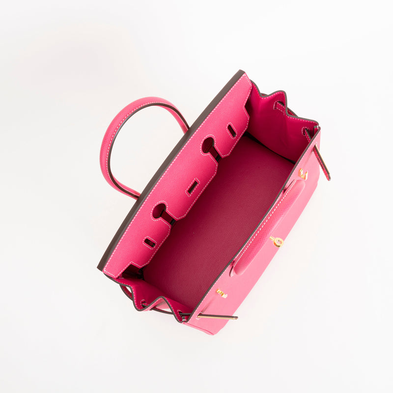 BIRKIN 30 EPSOM LEATHER ROSE TYRIRN WITH GOLD HARDWARE (GHW)