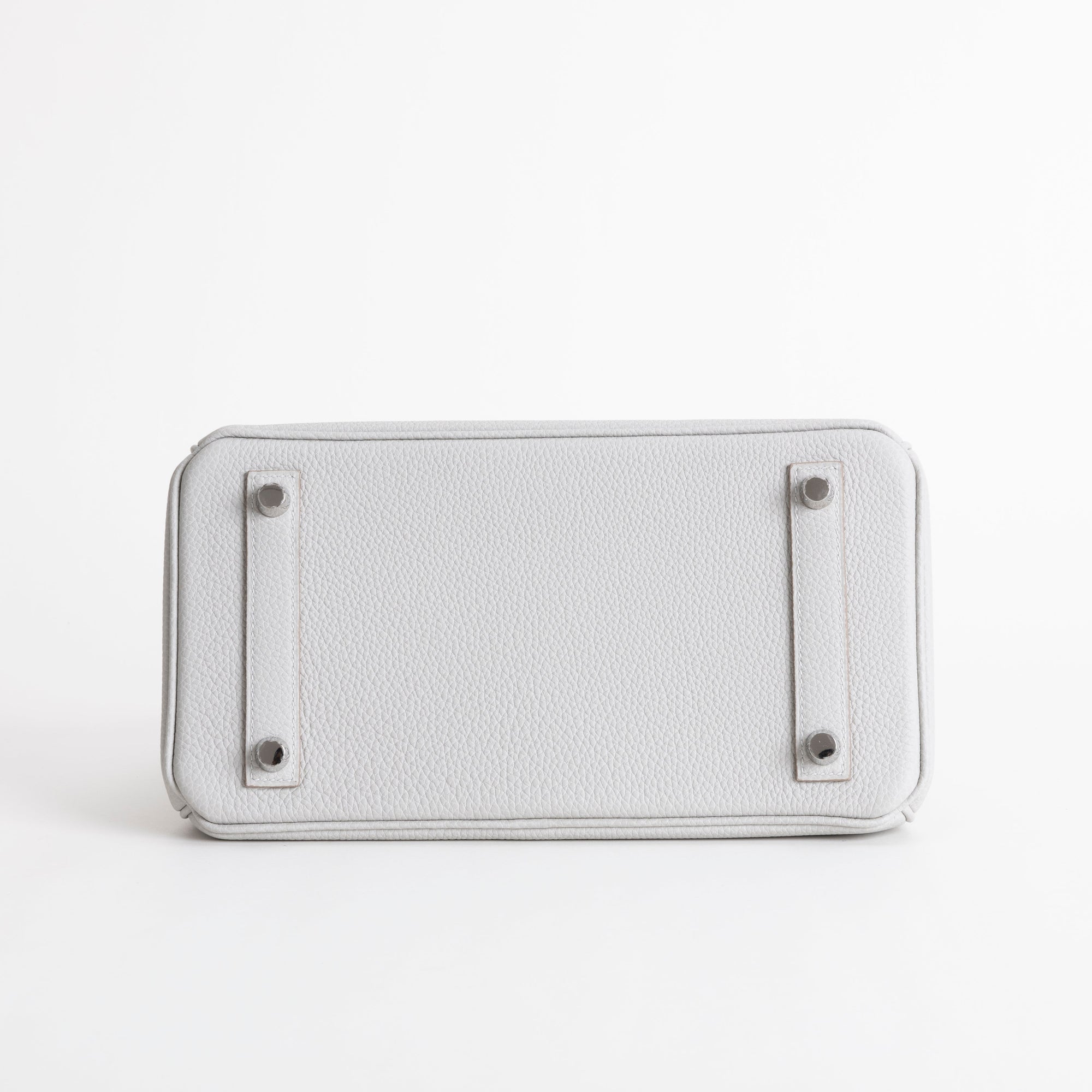 BIRKIN 25 TOGO LEATHER BLEU GLACIER WITH PALLADIUM HARDWARE (PHW)