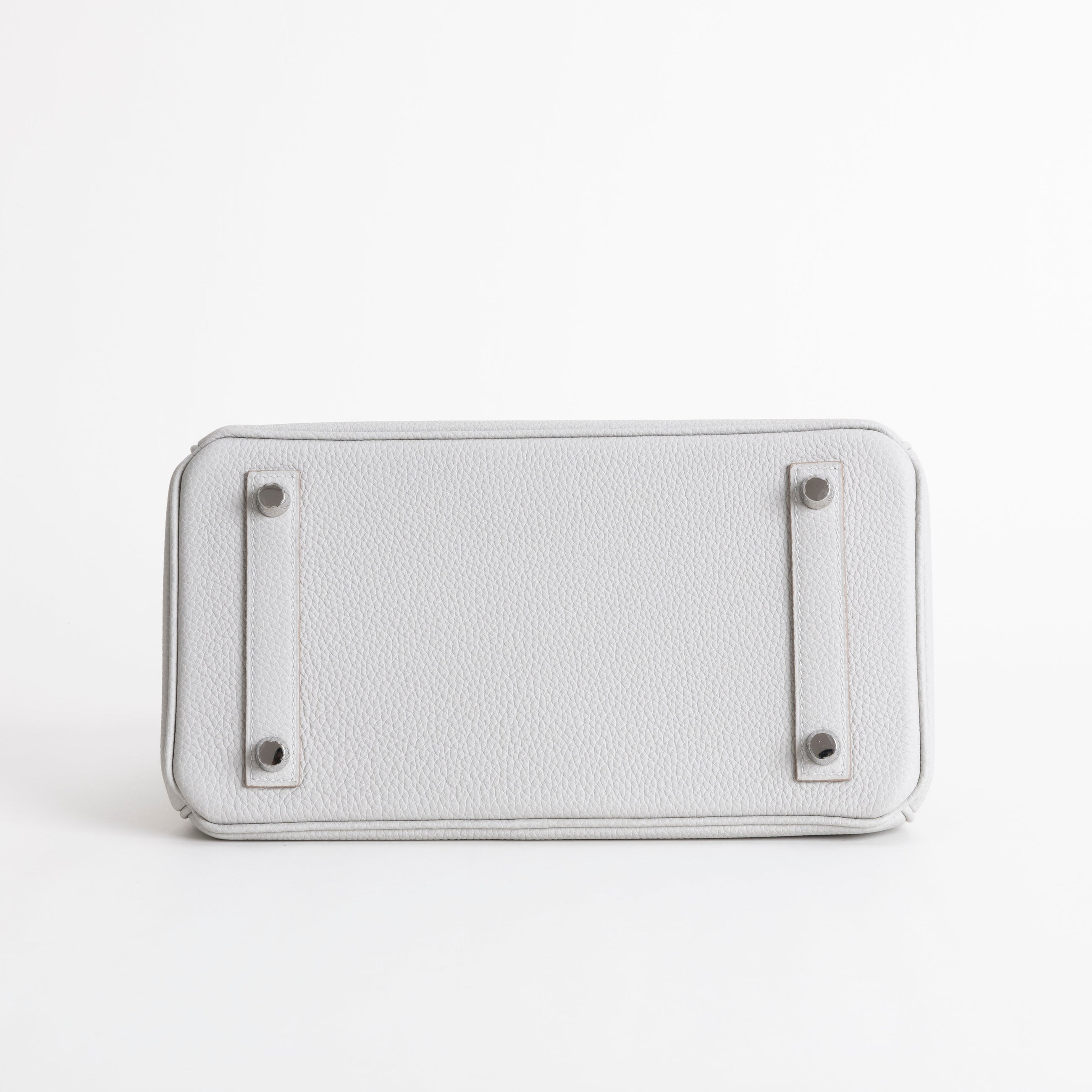 BIRKIN 25 TOGO LEATHER BLEU GLACIER WITH PALLADIUM HARDWARE (PHW)