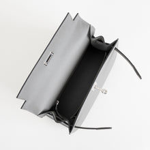 KELLY 25 EPSOM LEATHER GRIS MEYER WITH PALLADIUM HARDWARE (PHW)