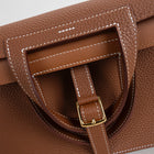 HALZAN 25 CLEMENCE LEATHER GOLD WITH GOLD HARDWARE (GHW)