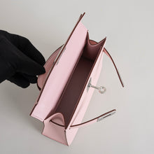 MINI KELLY II (20) CHEVRE LEATHER ROSE SAKURA WITH PALLADIUM HARDWARE (PHW)