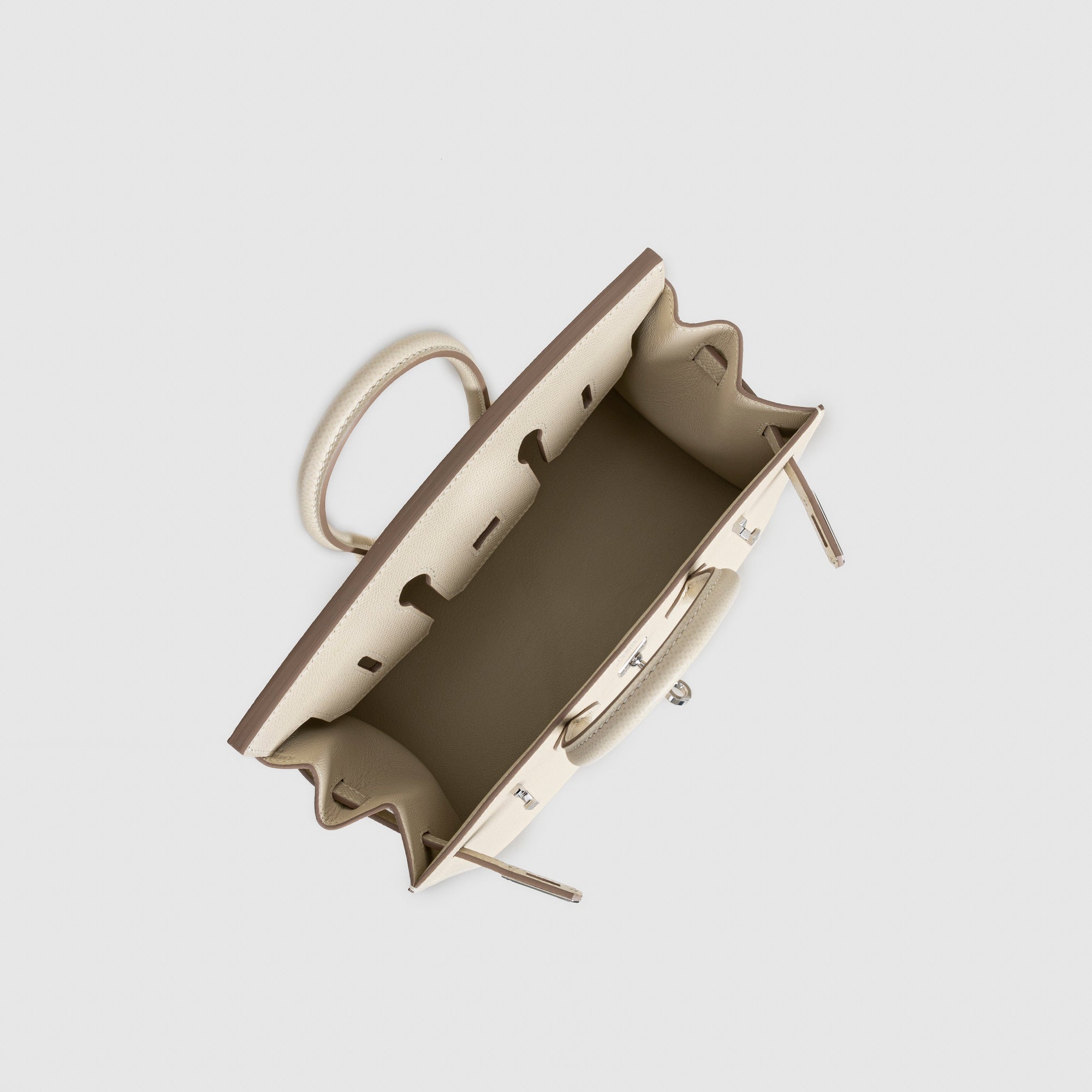 BIRKIN 25 (SELLIER SHAPE) EPSOM LEATHER CEAIE WITH PALLADIUM HARDWARE (PHW)