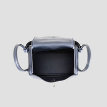 LINDY 26 CLEMENCE LEATHER BLEU NUIT WITH PALLADIUM HARDWARE (PHW)