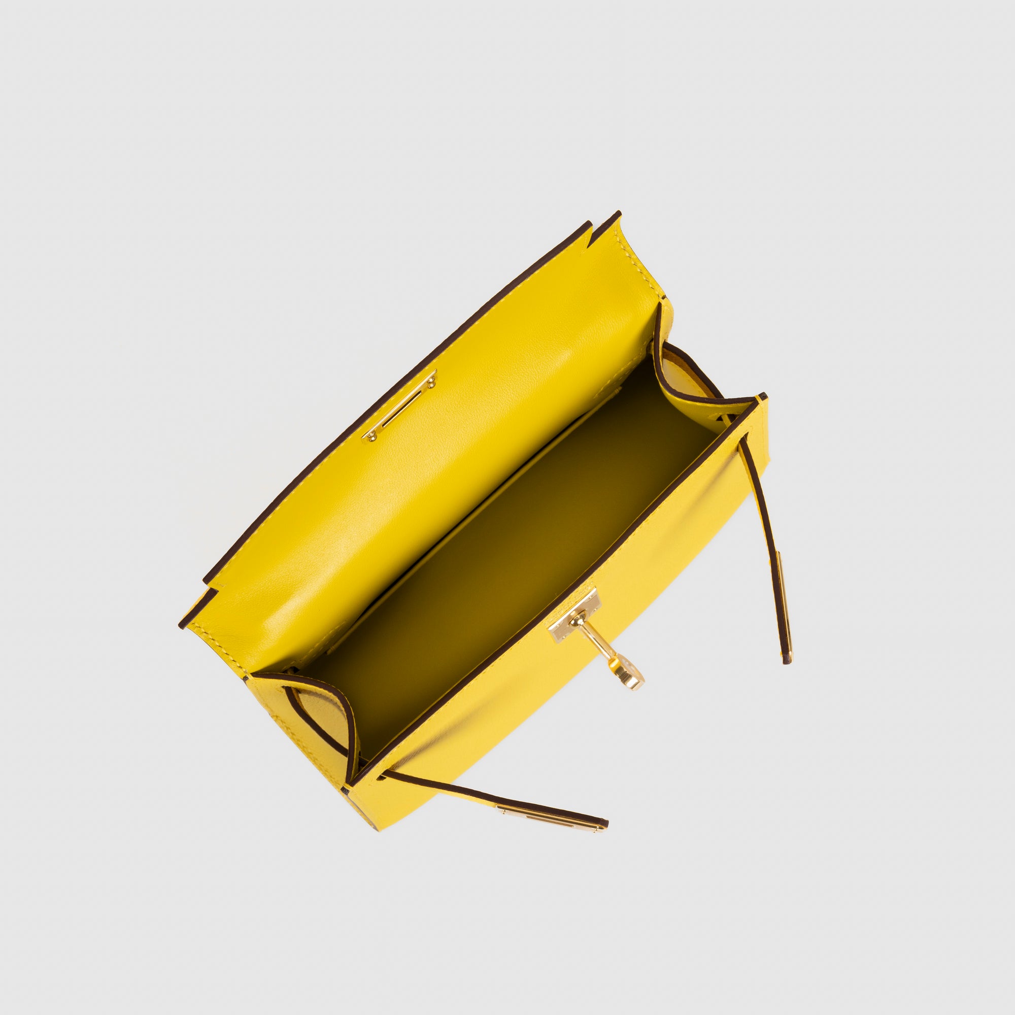 MINI KELLY II (20) EPSOM LEATHER JAUNE DE NAPLES WITH GOLD HARDWARE (GHW)