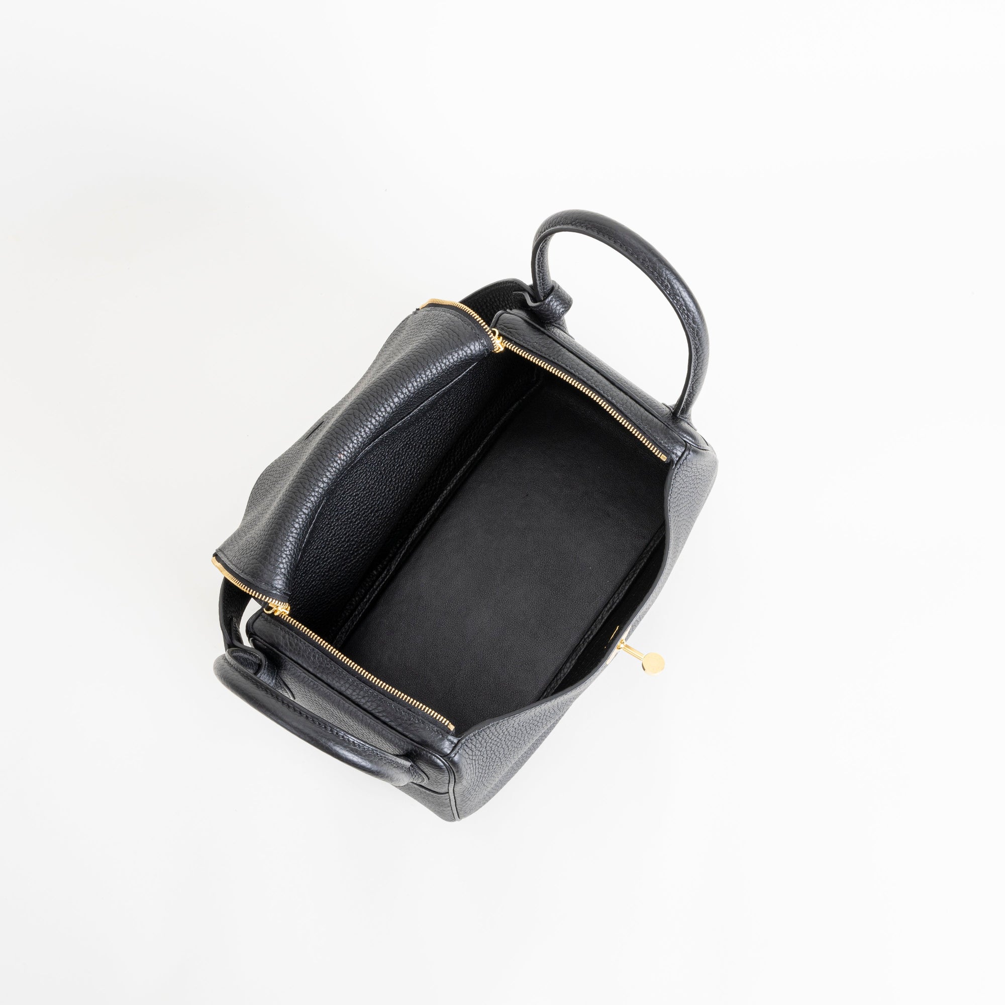 LINDY 26 CLEMENCE LEATHER NOIR (BLACK) WITH GOLD HARDWARE (GHW)
