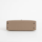 MINI KELLY II (20) EPSOM LEATHER ETOUPE WITH PALLADIUM HARDWARE (PHW)