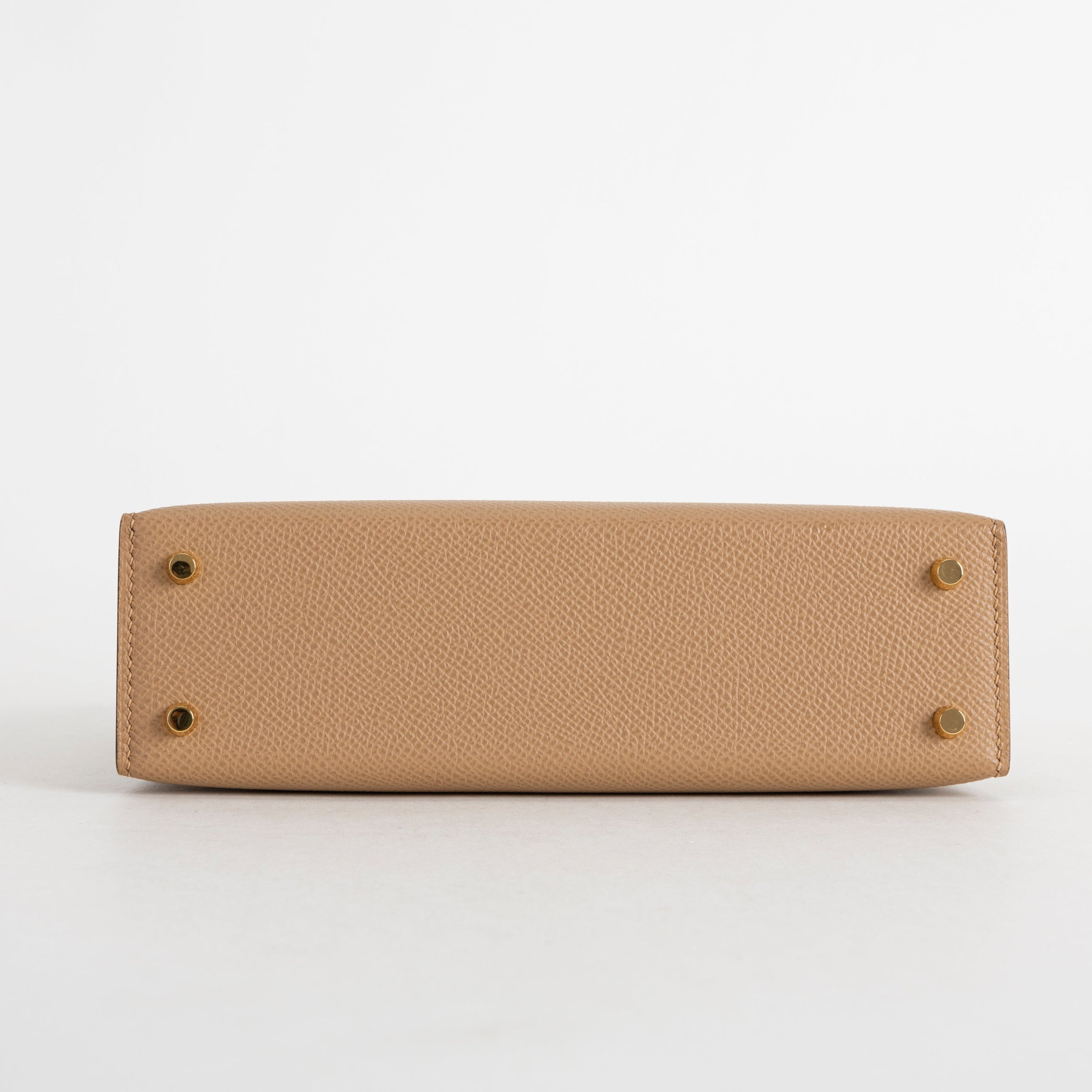 MINI KELLY II (20) EPSOM LEATHER CHAI WITH GOLD HARDWARE (GHW)
