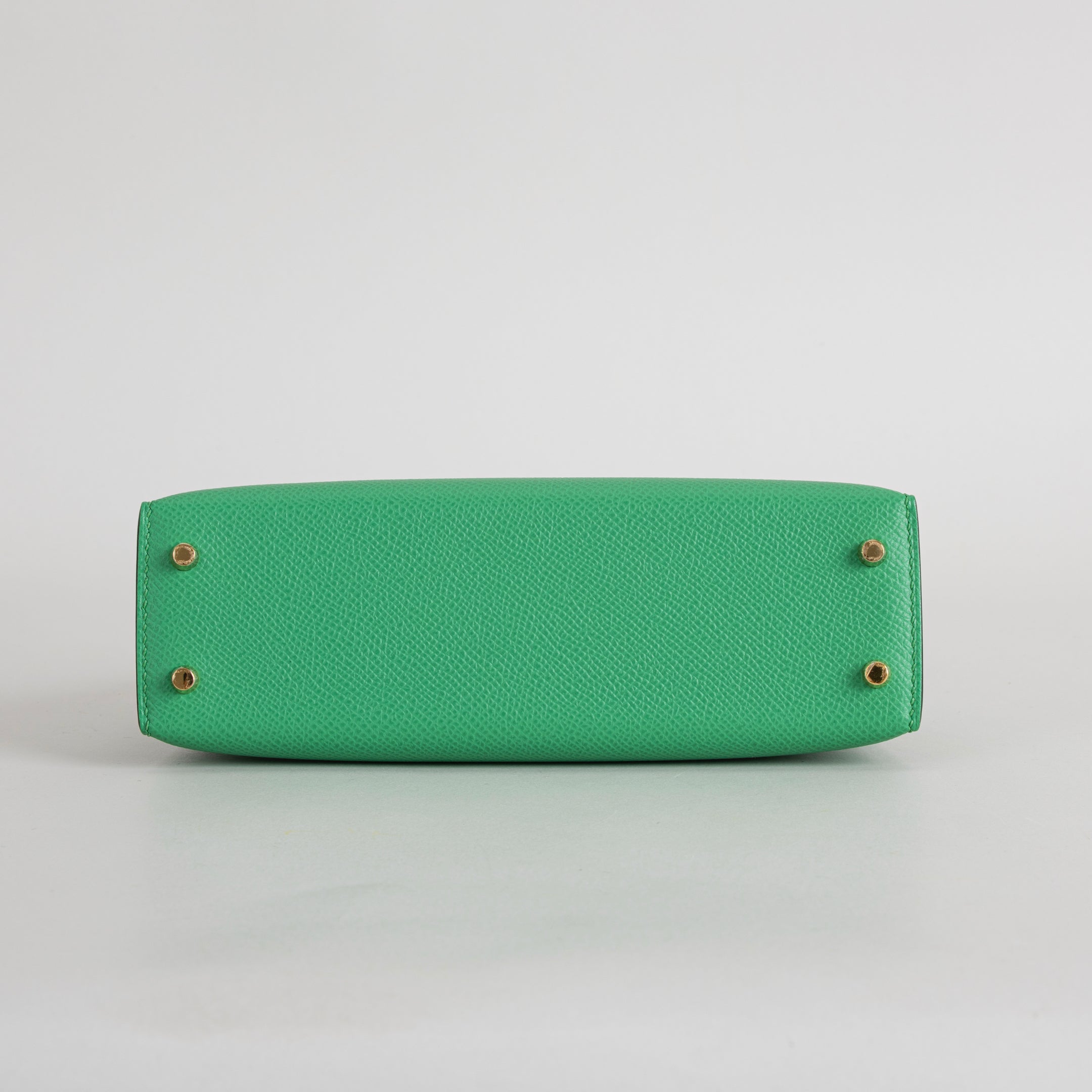 MINI KELLY II (20) EPSOM LEATHER BAMBOO WITH GOLD HARDWARE (GHW)