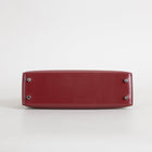 MINI KELLY II (20) BOX CALF LEATHER ROUGE H WITH PALLADIUM HARDWARE (PHW)