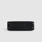 MINI KELLY II (20) CHEVRE LEATHER NOIR (BLACK) WITH GOLD HARDWARE (GHW)