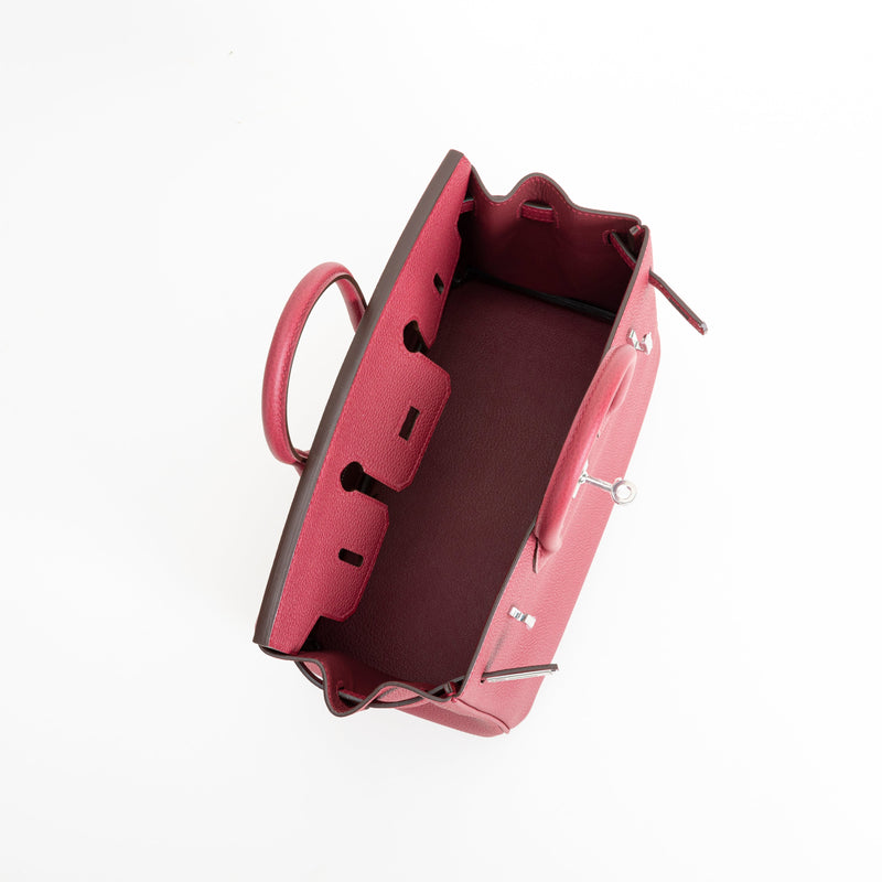 BIRKIN 25 TOGO LEATHER ROUGE GRENAT WITH PALLADIUM HARDWARE (PHW)