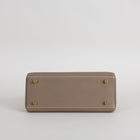 KELLY 25 TOGO LEATHER ETOUPE WITH GOLD HARDWARE (GHW)