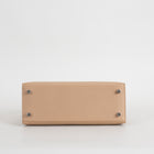 KELLY 25 EPSOM LEATHER CHAI WITH PALLADIUM HARDWARE (PHW)