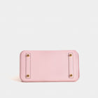 BIRKIN 25 CHEVRE LEATHER ROSE SAKURA WITH GOLD HARDWARE (GHW)