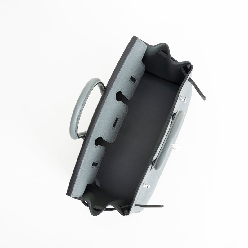 BIRKIN 25 TOGO LEATHER VERT AMANDE WITH PALLADIUM HARDWARE (PHW)