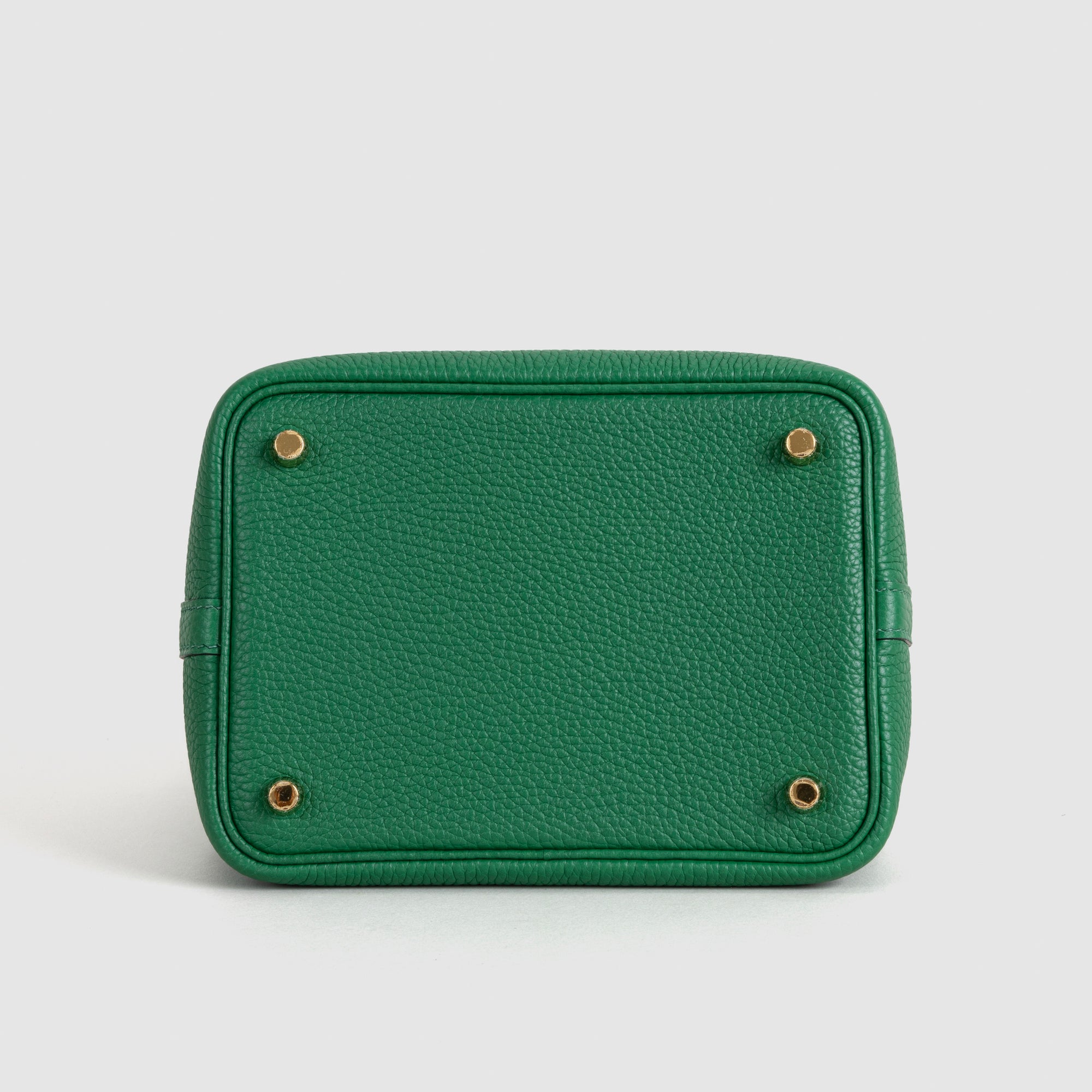 PICOTIN 18 LOCK CLEMENCE LEATHER VERT VERTIGO WITH GOLD HARDWARE (GHW)