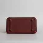 BIRKIN 25 EPSOM LEATHER ROUGE H WITH GOLD HARDWARE (GHW)