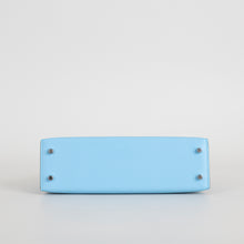 MINI KELLY II (20) EPSOM LEATHER CELESTE WITH PALLADIUM HARDWARE (PHW)