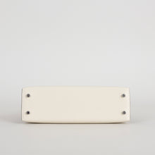 MINI KELLY II (20) CHEVRE LEATHER HORSESHOE STAMP (HSS) CRAIE & NOIR (BLACK) WITH PALLADIUM HARDWARE (PHW)